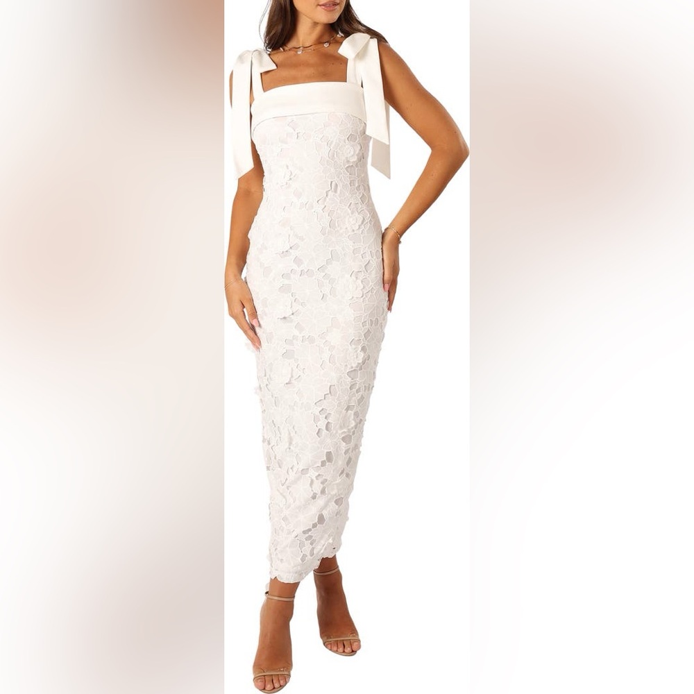 Petal & Pup Cream Dress